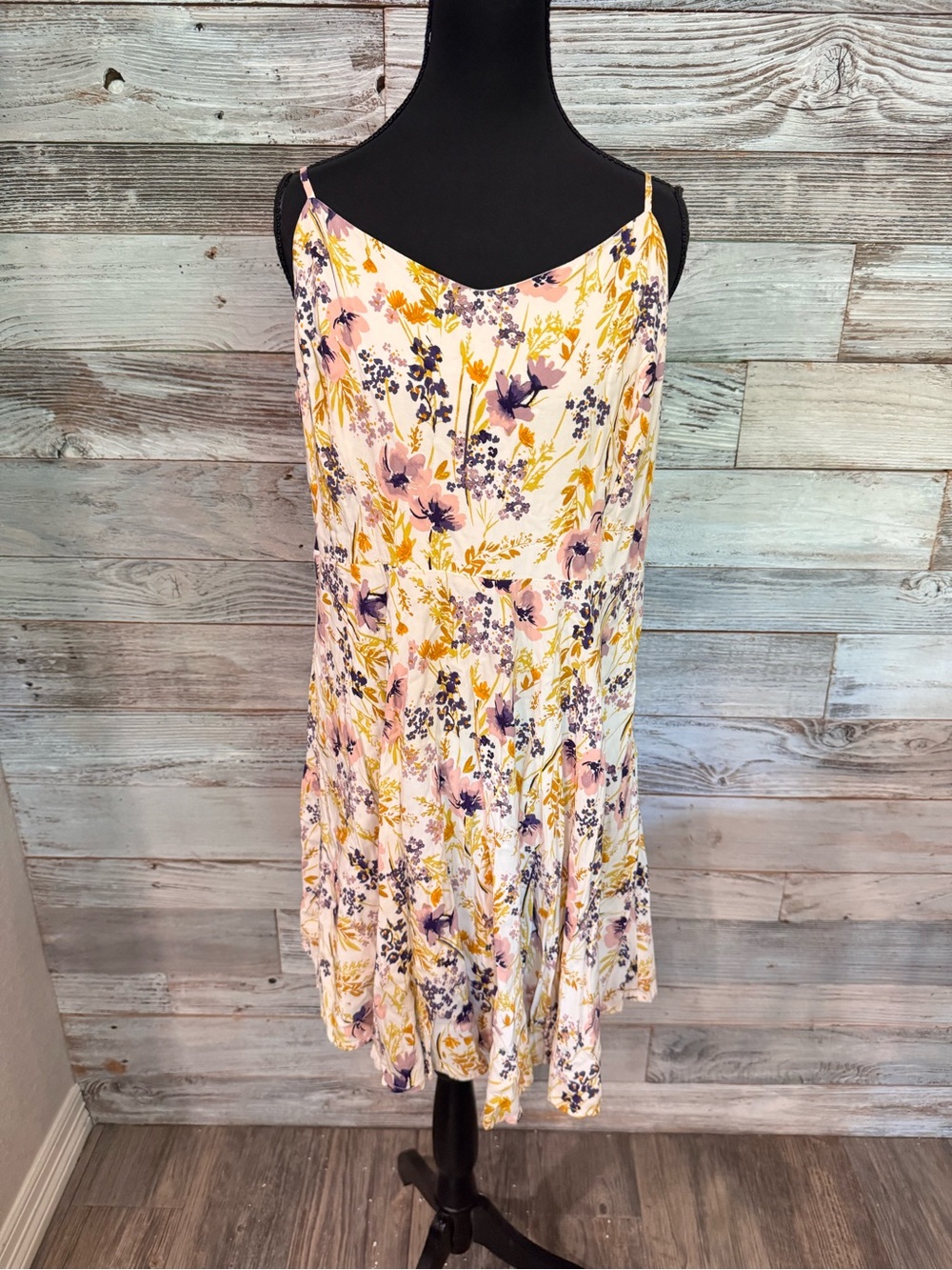 NWT Old Navy Floral Spaghetti-Strap Mini Dress with Adjustable Straps